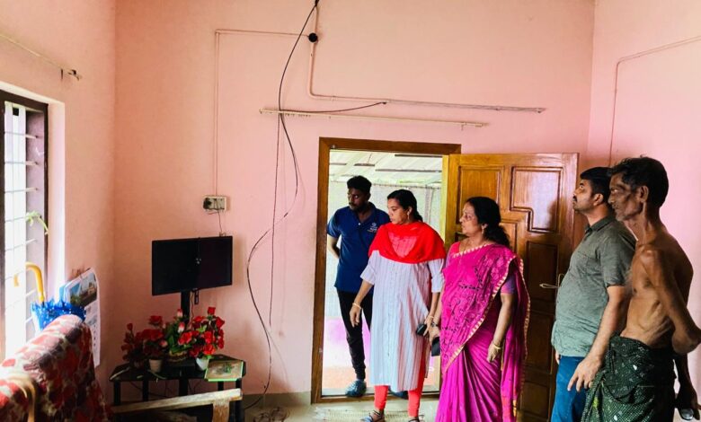 റാന്നി മക്കപ്പുഴയിൽ മഴയോടൊപ്പം ഉണ്ടായ മിന്നലിൽ വീടിൻ്റെ വയറിംങ്ങിനും ഉപകരണങ്ങൾക്കും നാശം നേരിട്ടു