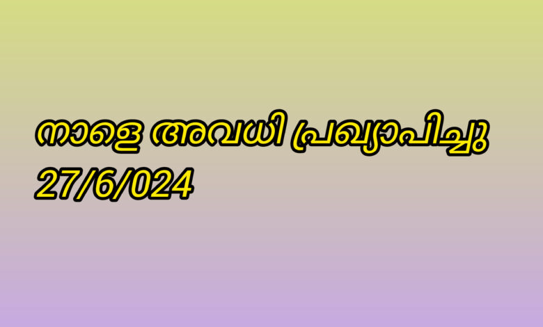 ശക്തമായ മഴ പെയ്തുകൊണ്ടിരിക്കു സാഹചര്യത്തിൽ നാളെ വ്യാഴം പത്തനംതിട്ട ജില്ലയിൽ വിദ്യാലയങ്ങൾക്ക് അവധി പ്രഖ്യാപിച്ചു