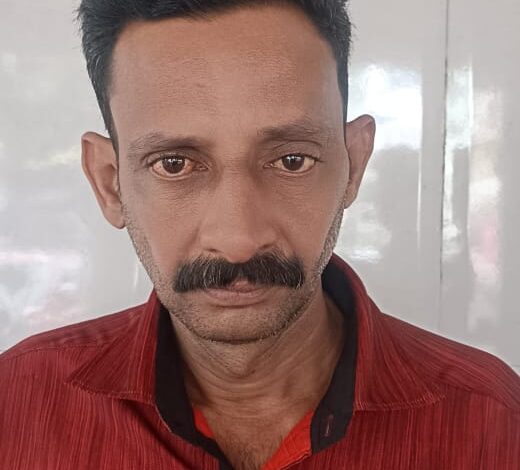 പന്തൽ പണിക്ക് ഉപയോഗിക്കുന്നജി ഐ പൈപ്പുകൾ മോഷ്ടിച്ചയാളിനെ അടൂർ പോലീസ് അറസ്റ്റ് ചെയ്തു കോടതിയിൽ ഹാജരാക്കി റിമാൻ്റെ ചെയ്തു.