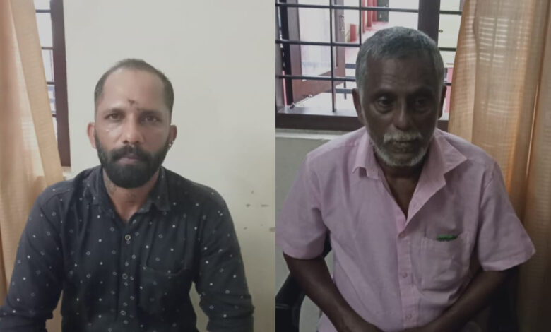 സീതത്തോട്ടിൽഅനധികൃതചാരായ വില്പന നടത്തിയ രണ്ട് പേർ എക്സൈയിൻ്റ്പിടിയിലായി