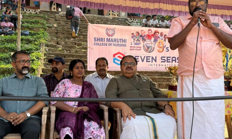 അഖില കേരള ഇൻ്റർ ഫുട്ബോൾ ടൂർണ്ണമെൻ്റിൻ്റെ ഉദ്ഘാടനം റാന്നി ഗ്രാമപഞ്ചായത്ത് പ്രസിഡൻ്റ് കെ ആർ പ്രകാശ്  നിർവ്വഹിച്ചു