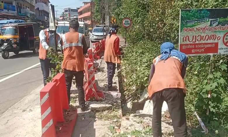 നാട്ടുകാരുടെ പ്രതിക്ഷേധത്തേ തുടർന്ന്നിർത്തിവെച്ചിരുന്ന വലിയ പറമ്പുപടി സൈലൻ്റ് വാലിയിലെ ഓട നിർമ്മാണം തുടങ്ങി