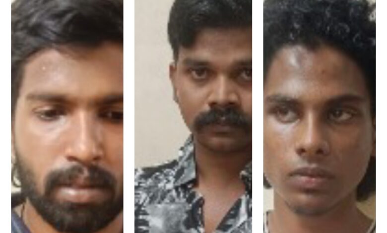 കാറിൽ കഞ്ചാവും എം ഡി എം എ യും കടത്തിയ 3 യുവാക്കൾ പിടിയിൽ പോലീസിനെ ഉപദ്രവിച്ചതിനും കേസ്