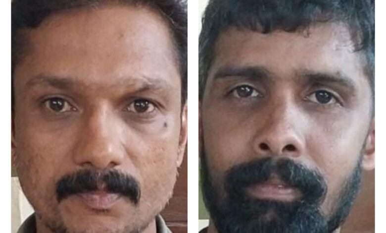 പച്ചമണ്ണ് കടത്തിനെപ്പറ്റി വിവരം അറിയിച്ചതിന്റെ പേരിൽ വീടുകയറി അതിക്രമം : രണ്ട് പ്രതികൾ അറസ്റ്റിൽ