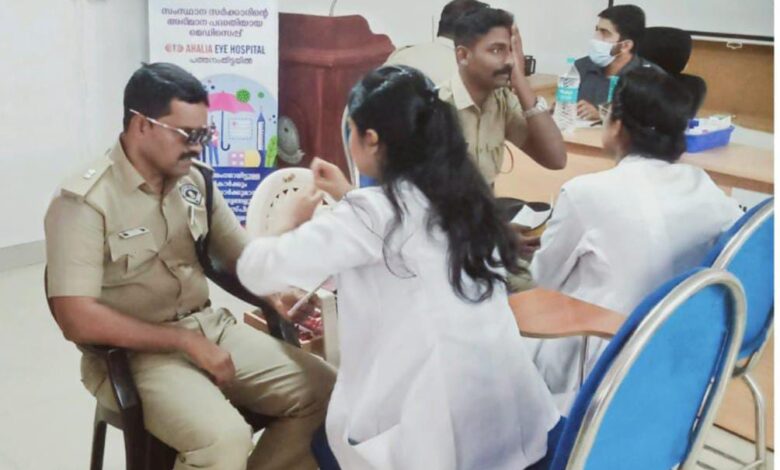 ഗ്ലോക്കോമ ബോധവൽക്കരണവും സൗജന്യ നേത്ര രോഗ പരിശോധനയും നടന്നു