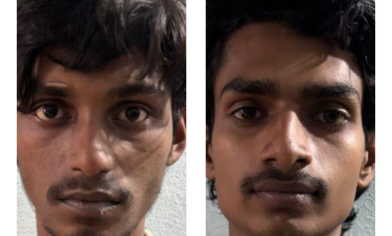 കഞ്ചാവ് വാങ്ങുന്നതിന് പണത്തിനായി ബൈക്കിൽ കറങ്ങി സ്ത്രീകളുടെ മാല പറിയ്ക്കുന്ന രണ്ടംഗ സംഘം പിടിയിൽ