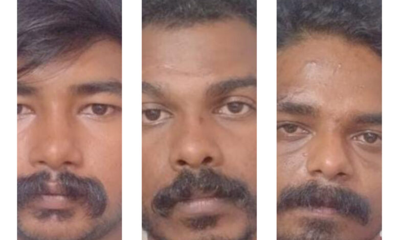 കുറ്റകൃത്യം ചെയ്തശേഷം ഒളിവിൽ കഴിഞ്ഞയിടം പോലീസിനോട് പറഞ്ഞെന്ന് ആരോപിച്ച് മർദ്ദനം : സംഘത്തിലെ 3 പേർ അറസ്റ്റിൽ