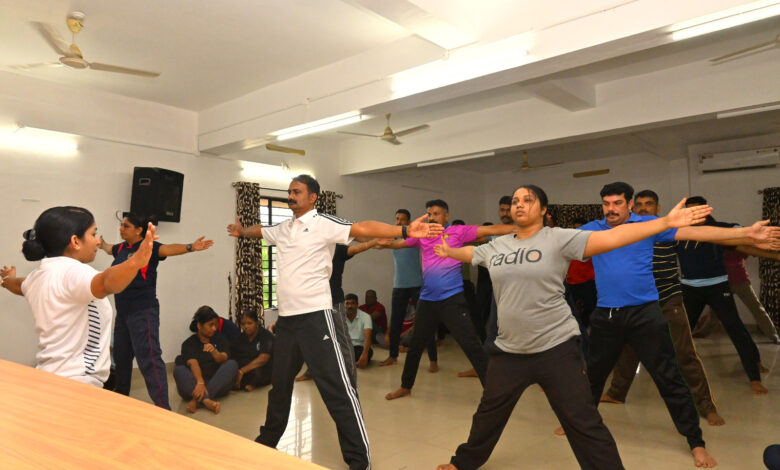 ജില്ലാ പോലീസ് ആസ്ഥാനത്ത് അന്താരാഷ്ട്രയോഗാദിനം ആചരിച്ച് പോലീസ്