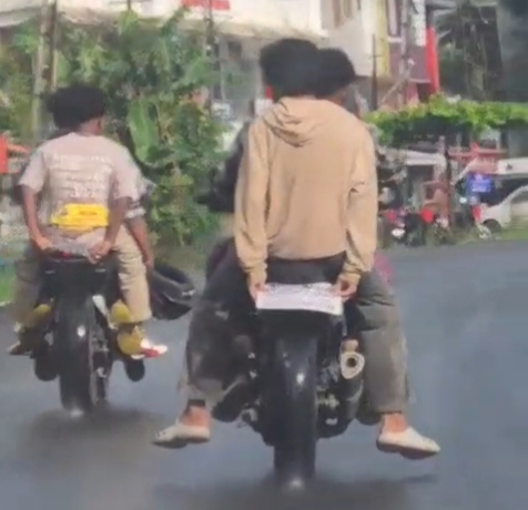 നമ്പർ പ്ലേറ്റ് മറച്ച  രണ്ട് ബൈക്കുകളിൽ മൂന്നുപേർ വീതം റോഡിൽ അഭ്യാസപ്രകടനം നടത്തിയ യുവാക്കൾക്കെതിരെ കേസ്