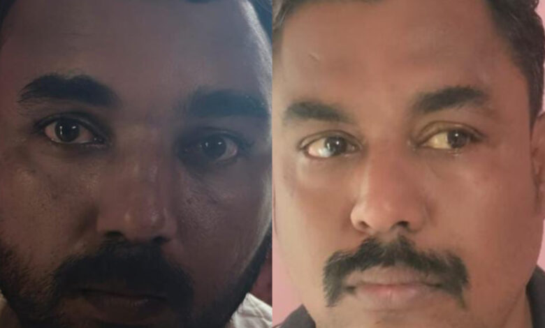 ഒളിച്ചുതാമസിച്ച മോഷ്ടാക്കളെ സ്പെഷ്യൽ ബ്രാഞ്ച് പോലീസ് ഉദ്യോഗസ്ഥന്റെ സഹായത്തോടെ റെയിൽവേ പോലീസ് കണ്ടെത്തി