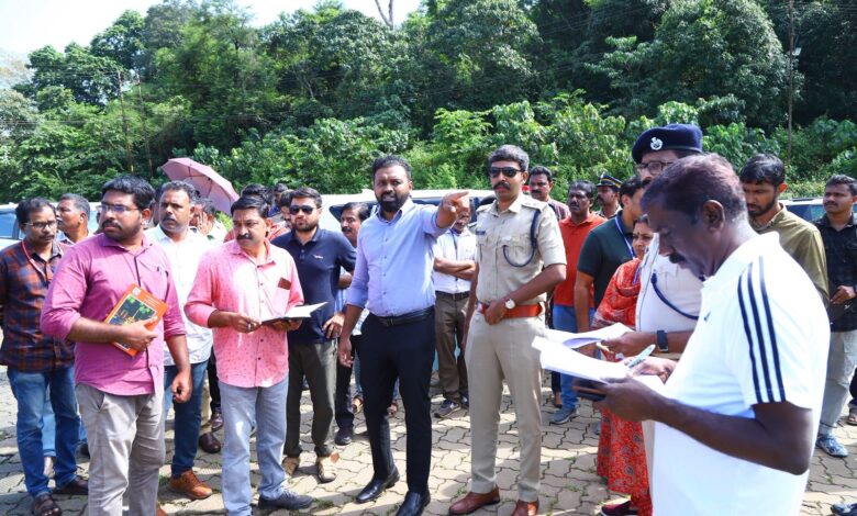 ശബരിമലതിര്‍ത്ഥാടനത്തോടനുബന്ധിച്ച് ജില്ലാ കലക്ടര്‍ എസ് പ്രേം കൃഷ്ണന്റെ നേതൃത്വത്തില്‍ സുരക്ഷ യാത്ര സംഘടിപ്പിച്ചു