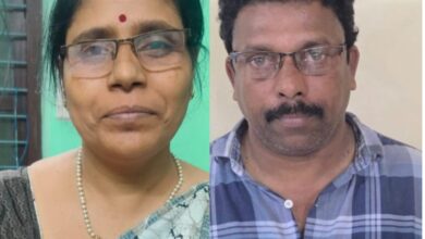 കാണാതായ സ്ത്രീയെ  പണം തട്ടിയെടുത്ത കേസിലെ പ്രതിയോടൊപ്പം ഹൈദരാബാദിൽ നിന്നും  പോലീസ് കണ്ടെത്തി